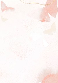 Butterfly background, pastel poster vector