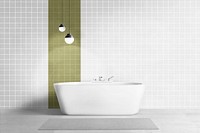 Luxury bathroom authentic interior design