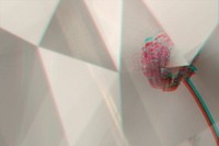 Abstract background with prism prism lens effect