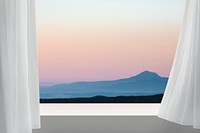 Mountain product backdrop with design space