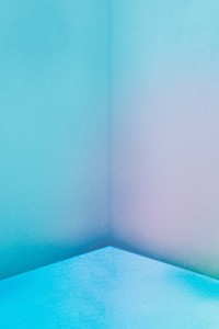 Gradient product backdrop, neon blue corner