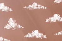 Brown background psd, cloudy sky design