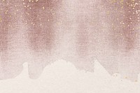 Aesthetic pink background, festive gold glitter holiday design vector