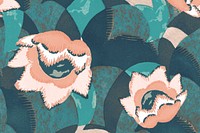 Vintage feminine background, floral pattern