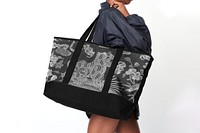 Chinese traditional printed tote bag, New Year celebration 