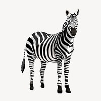 Zebra safari animal, wild life | Premium Vector Illustration - rawpixel