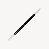 Magic wand, performance entertainment tool vector