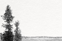 Monet's landscape background,  black and white remixed by rawpixel vector