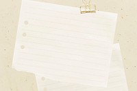 Note paper background, beige design vector