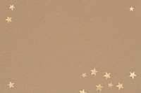 Star frame background, brown design