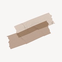 Brown washi tape, stationery design