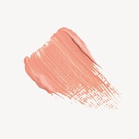 Pink brush stroke, aesthetic design psd