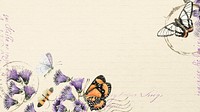 Flowers and butterflies HD wallpaper, ephemera background
