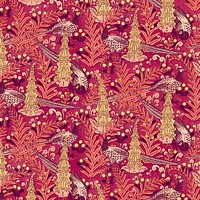 Exotic bird pattern background, famous Maurice Pillard Verneuil artwork remixed by rawpixel