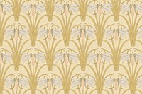 Maurice’s dragonfly pattern background, vintage insect, famous artwork remixed by rawpixel