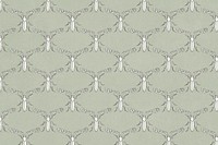 Maurice’s art deco bug background, vintage pattern, famous artwork remixed by rawpixel