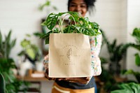 Environmentally friendly bag for plant shop 