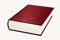 Red book, learning isolated image on white background