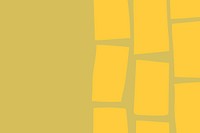 Yellow blocks pattern background vector in ditalini pasta shape