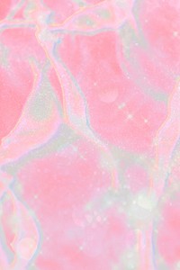 Sparkling pink holographic background vector with blank space