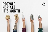 Waste management and recycling banner