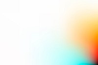 White faded gradient background with orange border