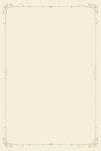 Ornaments frame background, beige vintage design