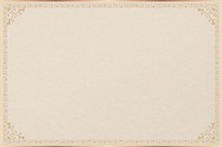 Vintage frame background, beige ornaments design vector