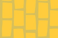 Yellow blocks pattern background  in ditalini pasta shape