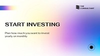 Financial consulting blog banner template, tax advisor service, purple gradient design psd