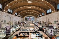 West Side Market, Cleveland, United States. Original public domain image from Wikimedia Commons