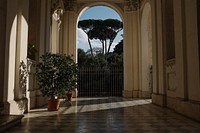 Interior of a nice home in Rome, Italy. Original public domain image from Wikimedia Commons