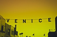 Venice sign. Original public domain image from Wikimedia Commons