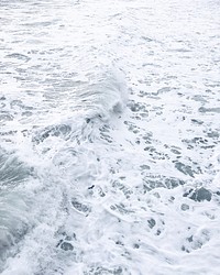 White foam sea water texture. Original public domain image from <a href="https://commons.wikimedia.org/wiki/File:Badalona,_Espa%C3%B1a_(Unsplash).jpg" target="_blank">Wikimedia Commons</a>