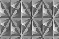 Simple 3D geometric pattern grey background