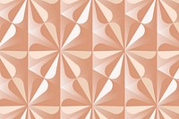 Modern 3D geometric pattern orange background