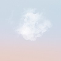 Sky background with white cloud