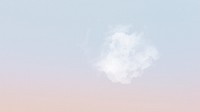 Aesthetic white cloud background for blog banner