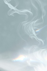 Aesthetic background with white smoke