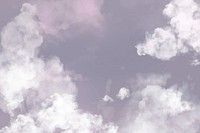 Sky background vector with white cloud