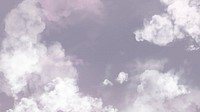 Sky background vector with white cloud