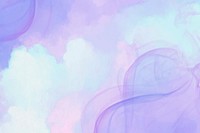 Purple smoke banner background vector