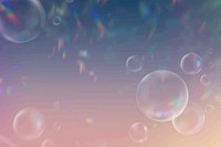 Clear bubbles vector aesthetic background