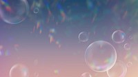 Aesthetic clear bubbles background for blog banner