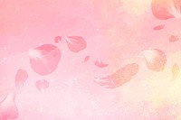 Aesthetic rose petal vector background