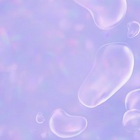 Aesthetic water bubble background for social media post