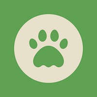 Pet logo design psd, for animal shop business