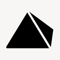 Pyramid graphic design icon psd business symbol