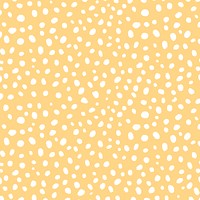 Yellow background with white dot patterns