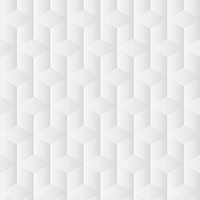 Geometric background vector in white cube patterns